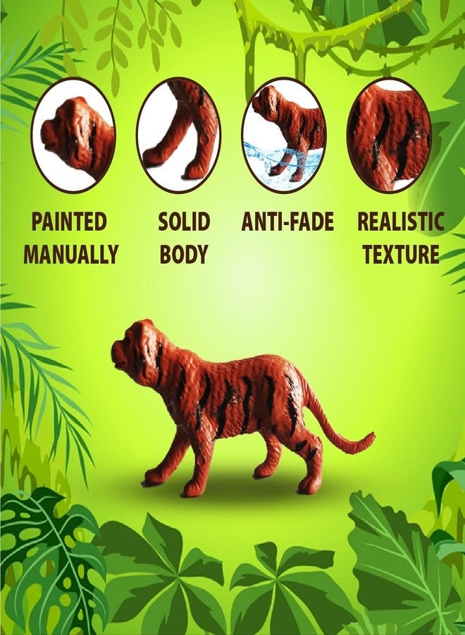 Mallexo PVC Animal Figure Toy Set Combo of 31PCs Farm and Jungle Animals Playsets with an Artificial Tree and Fencing | Ideal for Birthday and Return Gifts Educational Toyset for Kids Ages 3 and Up - Image 2
